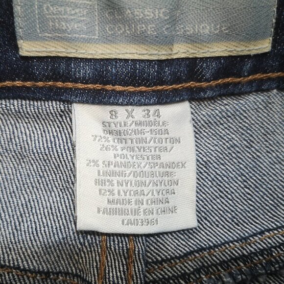 Denver Hayes Classic Fit Ladies Size 8/34 Medium Wash Slight Flare Blue Jeans - Picture 4 of 12